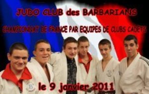 Les Cadet aux chapionnat de fance par équipe