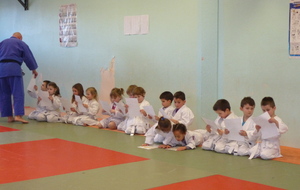 Baby-Judo et Pré-Judo - Passage de grade