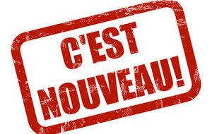 Nouveautés sur le site  ! 