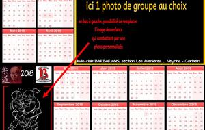 Calendriers 2018