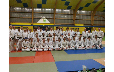 Entrainement avec les judokas de l'île de la Réunion