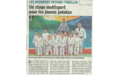 Stage de vacances réussi ! 