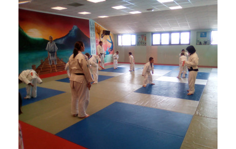 Cours commun avec les enfants de l'IME