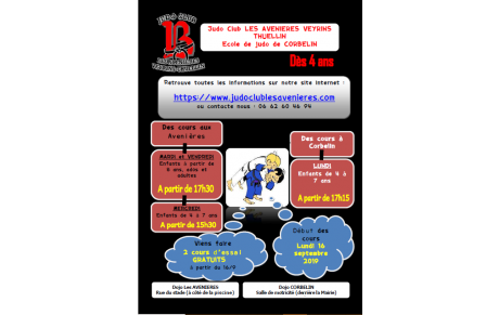 Reprise des cours et inscriptions