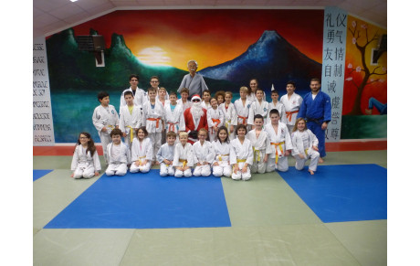 Un Père Noël sur le tatami ! 